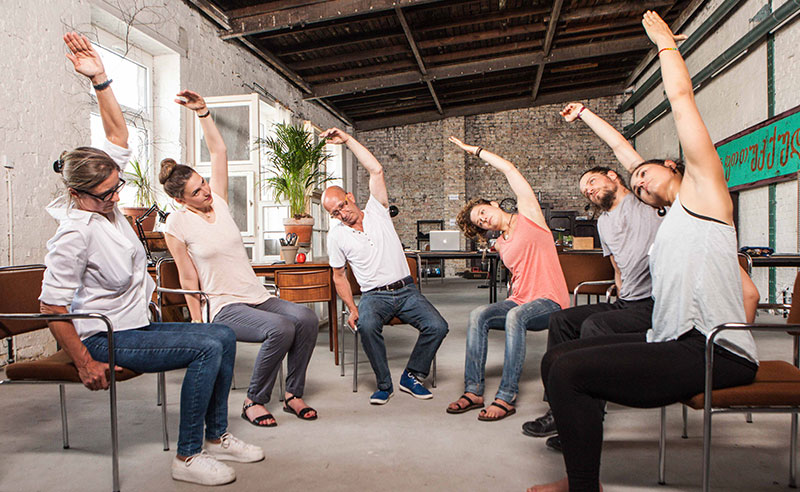 Business-Yoga in Berlin von