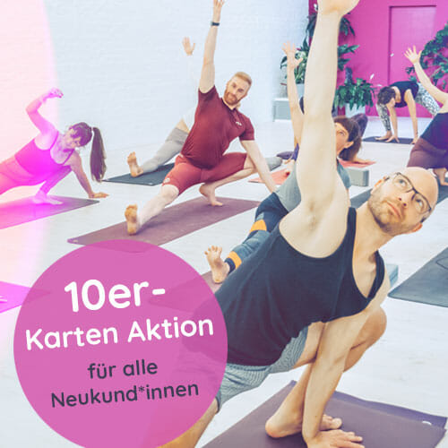 10er Karten im Angebot für Yoga und Pilates bei yogafürdich in Berlin