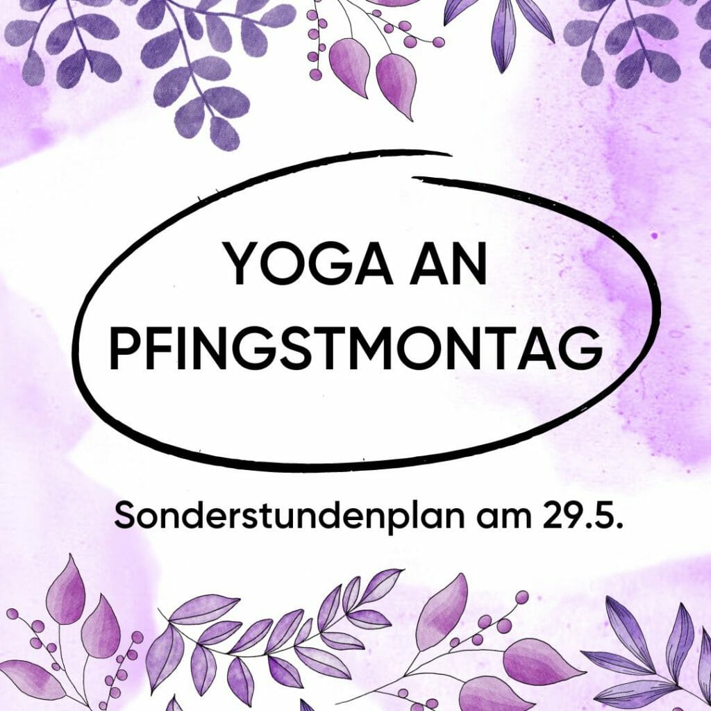 Yoga & Pilates an Pfingstmontag