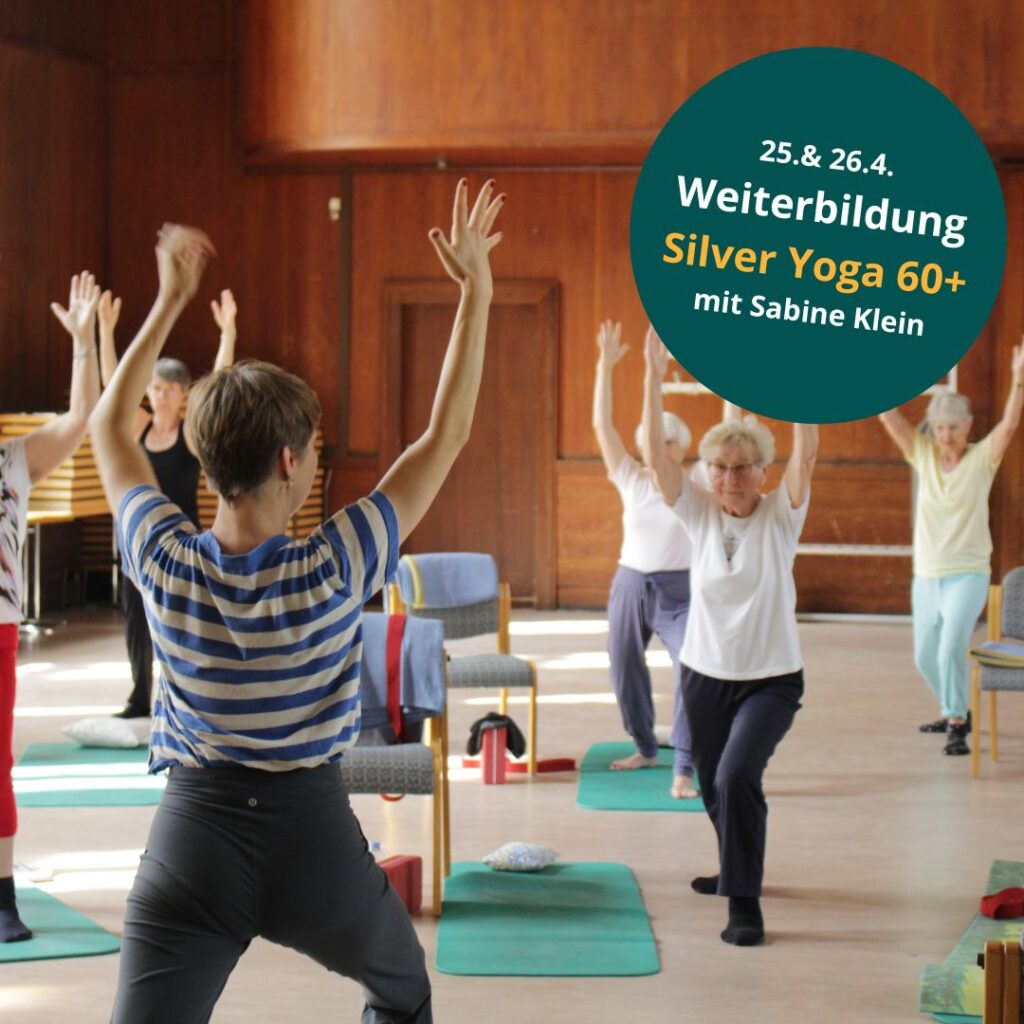 Silver Yoga 60+ Weiterbildung in Berlin â Â mit Sabine Klein (25. - 26.4.)